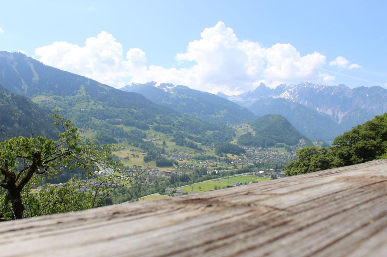 Alpenbauernhaus Konzett Schruns Exteriör bild